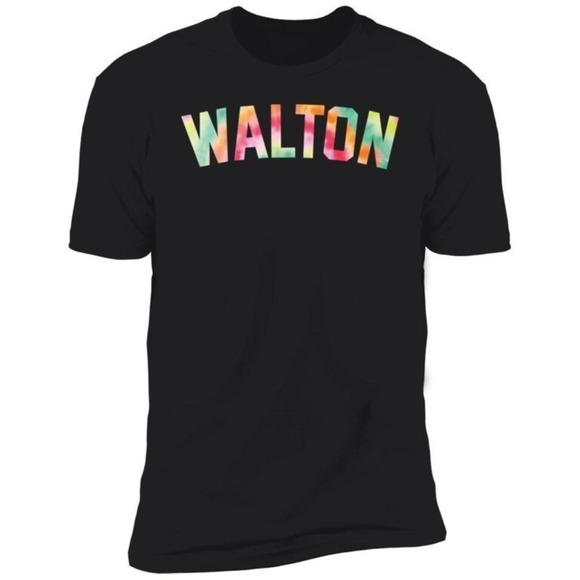 Tops - Celtics Bill Walton Warmup Tie Die Unisex Tshirt